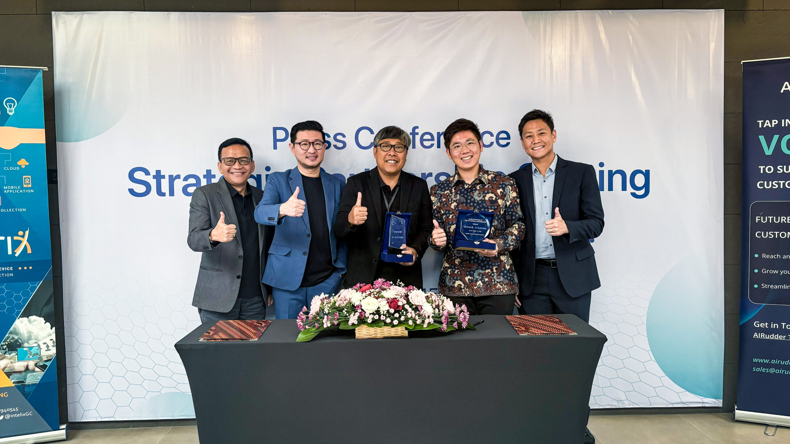 Intelix and AI Rudder Partnership in AI Adoption in Indonesia